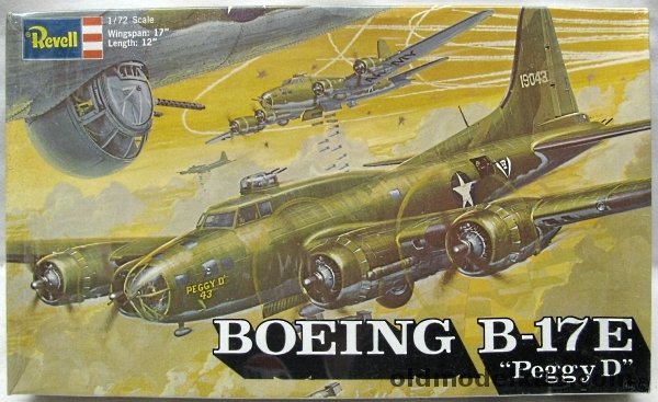 Revell 1/72 B-17E Flying Fortress - Peggy D, H228 plastic model kit